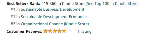 #1 Best Seller on Amazon in Three Business Book Categories